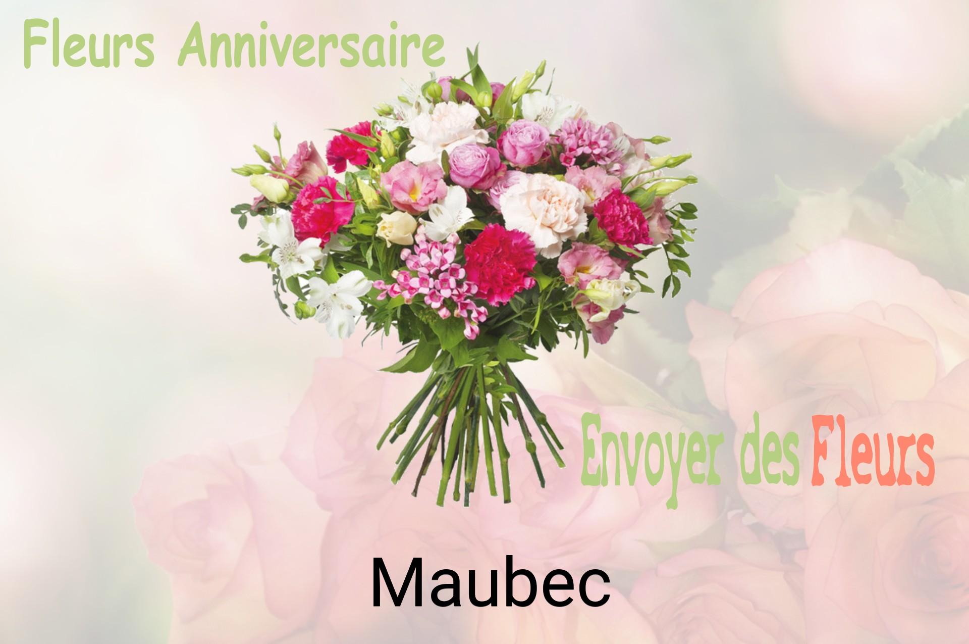 Bouquet de fleurs d’anniversaire livré à Maubec