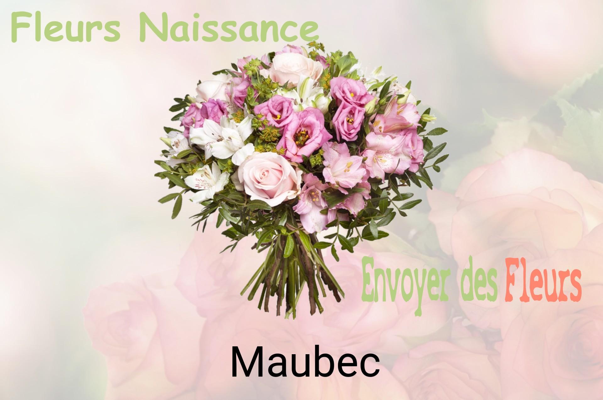 Bouquet de fleurs de naissance livré à Maubec